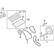 Audi VW Engine Coolant Pipe - Genuine Audi VW 079121071CT