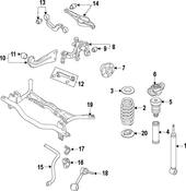 VW Coil Spring - Genuine VW 561511115A