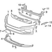 Volkswagen License Plate Bracket - Genuine VW 561807287H9B9