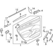 Volkswagen Exterior Door Handle - Genuine VW 561839113CSADQ
