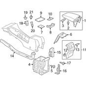 VW Console Mat - Genuine VW 561864765B82V