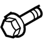 Audi VW Starter Bolt - Genuine VW Audi N10597002