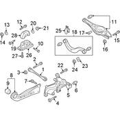 VW Lateral Arm Bolt - Genuine VW WHT009289A
