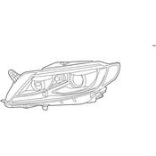 Volkswagen Headlight Assembly - Genuine VW 3C8941754S