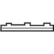 Volkswagen Bumper End Cap - Genuine VW 5C6807233B9B9