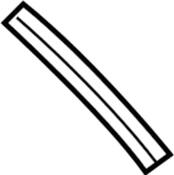 Volkswagen Hood Seal - Genuine VW 17A823709