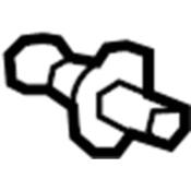 Audi VW Hood Lift Support Ball Pin - Genuine Audi VW WHT006579