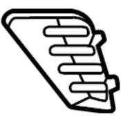 Volkswagen Grille - Genuine VW 3CM8536659B9