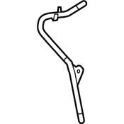 Audi VW Engine Coolant Pipe - Genuine VW Audi 1K0121070AQ