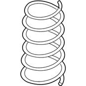 Audi VW Coil Spring - Genuine Audi VW 5Q0411105EP