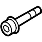 Audi VW Power Steering Pump Mounting Bolt - Genuine VW Audi N10666401