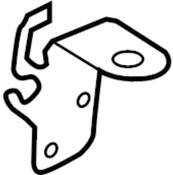 Audi VW Brake Hydraulic Line Bracket - Genuine Audi VW 4M0611846N