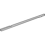 Volkswagen Door Window Belt Weather Strip - Genuine VW 17A839480A