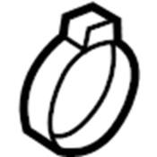 Audi VW CV Joint Boot Band - Genuine VW Audi N10715301