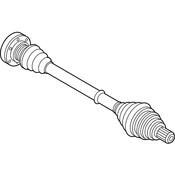 VW Axle Shaft - Genuine VW 5C0407271BS
