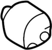 VW Trailing Arm Bushing - Genuine VW Audi 5Q0505541A