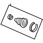Volkswagen CV Joint Boot - Genuine VW 1KM498201B