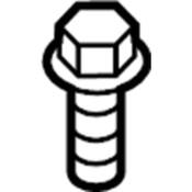 Audi VW Air Filter Housing Bolt - Genuine Audi VW WHT006896