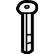 Audi VW Headrest Guide - Genuine Audi VW 80A881920A
