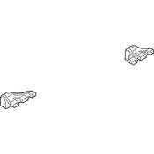 Audi VW HVAC Duct Adapter - Genuine Audi VW 4M0819821B