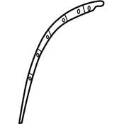 VW Wheel Arch Molding - Genuine VW 5C5821703C