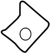 Audi VW Engine Water Pump Clip - Genuine Audi VW 8J7871719