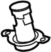 Audi VW Turbocharger Intercooler Pipe - Genuine Audi VW 059131534C