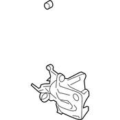VW Brake Caliper - Genuine VW 1K0615424Q