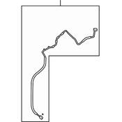 VW A/C Refrigerant Liquid Hose - Genuine VW 3C0820741AK