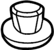 VW Porsche Rivet - Genuine VW N10608501