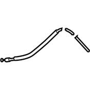 Volkswagen Hood Release Cable - Genuine Volkswagen 5N0823535