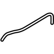 Audi VW Suspension Air Compressor Line - Genuine Audi VW 4G0616715B