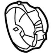 Audi VW Headlight Retaining Ring - Genuine VW Audi 1C0941621