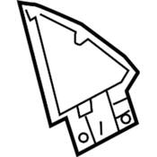Volkswagen Door Mirror Trim Ring - Genuine VW 3CM83797382V