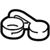 Audi VW Engine Coolant Reservoir Hose Clamp - Genuine Audi VW 4F0422379A