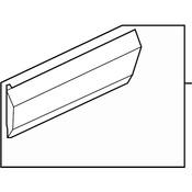 Volkswagen Door Molding - Genuine VW 7P6854939MGRU