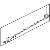 VW ABS Wheel Speed Sensor Wire Harness - Genuine VW 3C0927904AE
