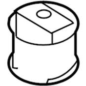 VW Subframe Mount - Genuine Audi VW 4D0399415K