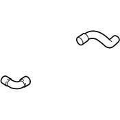 VW Transmission Cooler Hose - Genuine VW 5C0122096A