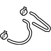 Audi VW Suspension Air Compressor Line - Genuine Audi VW 4M0616703