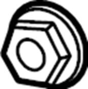 Audi VW Suspension Crossmember Nut - Genuine Audi VW N91189303