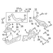 Audi VW Suspension Trailing Arm - Genuine VW Audi 5QN505224