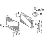 VW Radiator Support Air Deflector Seal - Genuine VW 5G0121331H