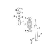 VW Coil Spring Insulator - Genuine VW 3QF512149