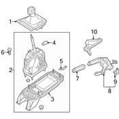 VW Auto Trans Shift Lever Assembly - Genuine VW 5K1713025AR