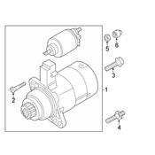 Audi VW Starter Bolt - Genuine VW Audi N91241801