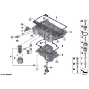 BMW Engine Oil Pan O-Ring - Genuine BMW 11138746460