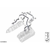 BMW Crankcase Ventilation Pipe (Cyl 5-8) - Genuine BMW 11158698824