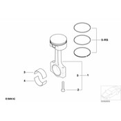 Mini Cooper Bearing Shell (4375mm+025) - Genuine Mini 11247829928