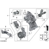 BMW Engine Water Pump - Genuine BMW 11515A55395